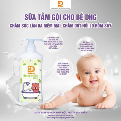 SỮA TẮM EM BÉ DHG