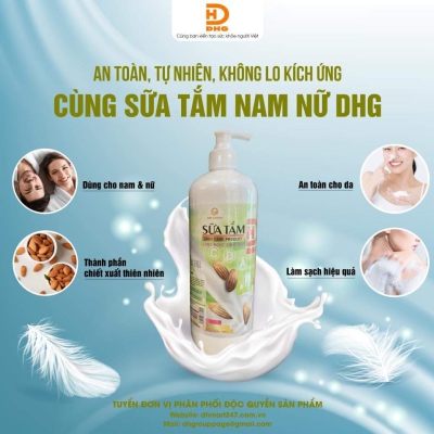 SỮA TẮM NAM NỮ DHG