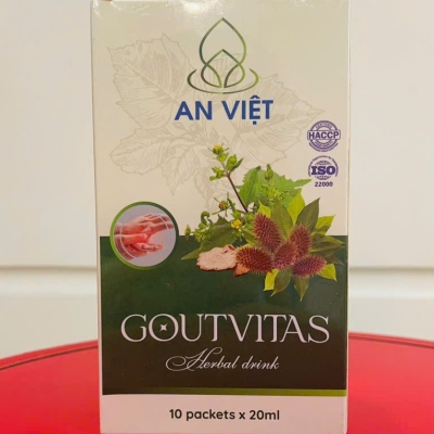 Nước uống thảo mộc GOUTVITAS(Hỗ trợ kháng viêm khớp, phong thấp)